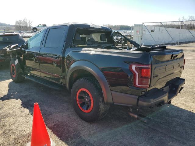 1FTFW1RG2JFC40972 - 2018 FORD F150 RAPTOR BLACK photo 2