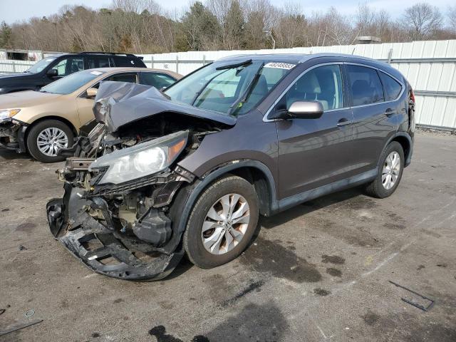 2HKRM4H71EH641799 - 2014 HONDA CR-V EXL CHARCOAL photo 1