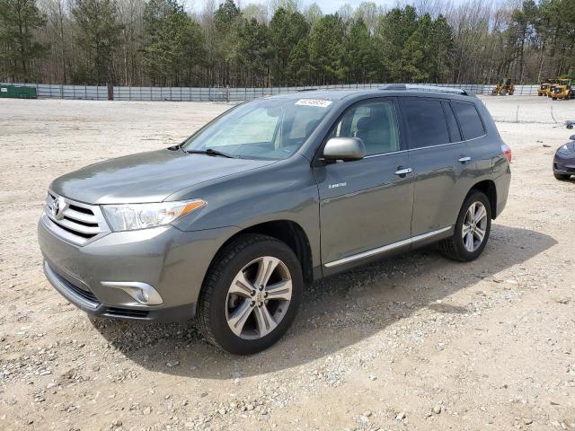 5TDYK3EH8BS037570 - 2011 TOYOTA HIGHLANDER LIMITED GRAY photo 1