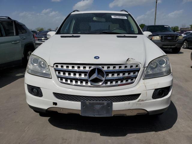 4JGBB86E27A294893 - 2007 MERCEDES-BENZ ML 350 WHITE photo 5