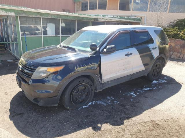 1FM5K8AR6EGA18296 - 2014 FORD EXPLORER POLICE INTERCEPTOR შავი ფოტო 1