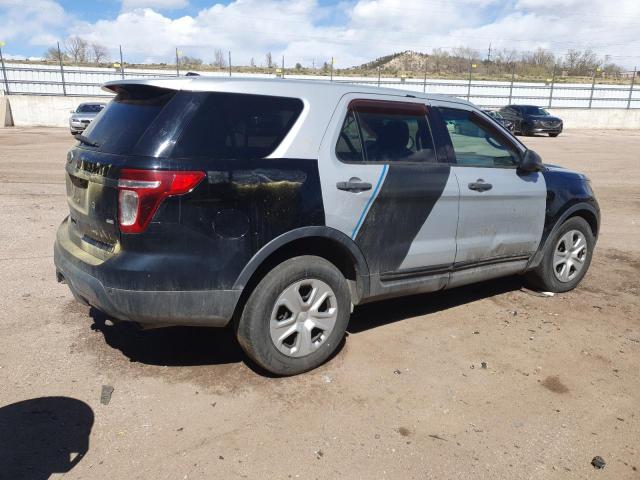 1FM5K8AR6EGA18296 - 2014 FORD EXPLORER POLICE INTERCEPTOR შავი ფოტო 3