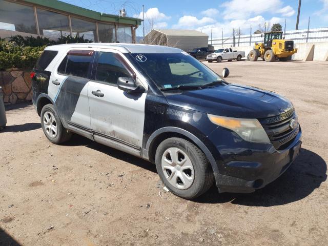 1FM5K8AR6EGA18296 - 2014 FORD EXPLORER POLICE INTERCEPTOR შავი ფოტო 4