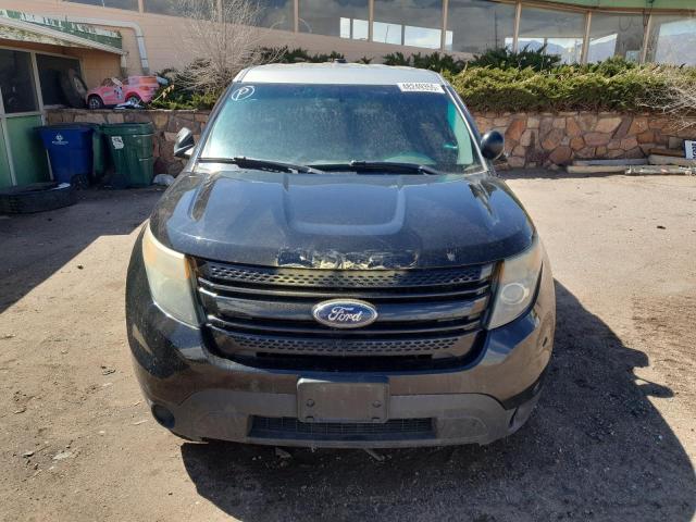 1FM5K8AR6EGA18296 - 2014 FORD EXPLORER POLICE INTERCEPTOR შავი ფოტო 5