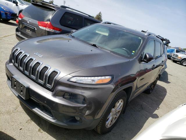 1C4PJMCB8EW172278 - 2014 JEEP CHEROKEE LATITUDE GRAY photo 1