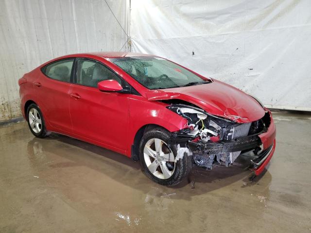 KMHDH4AE5DU947332 - 2013 HYUNDAI ELANTRA GLS RED photo 4