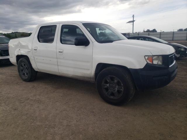 2HJYK16307H500777 - 2007 HONDA RIDGELINE RTX WHITE photo 4