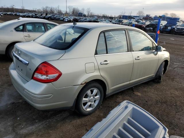 3N1BC11EX8L350883 - 2008 NISSAN VERSA S TAN photo 3