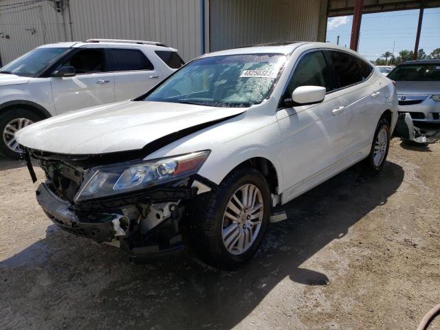 5J6TF3H54CL001193 - 2012 HONDA CROSSTOUR EXL WHITE photo 1