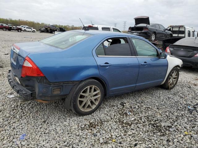 3FAHP0JA7AR136610 - 2010 FORD FUSION SEL BLUE photo 3