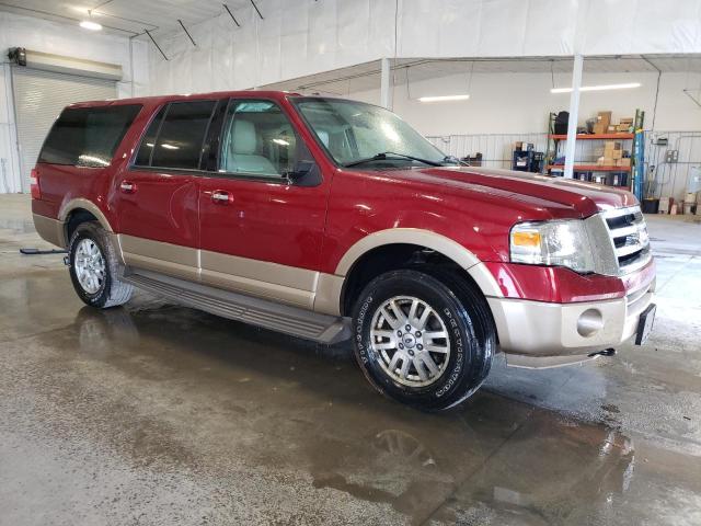 1FMJK1J59EEF43318 - 2014 FORD EXPEDITION EL XLT RED photo 4