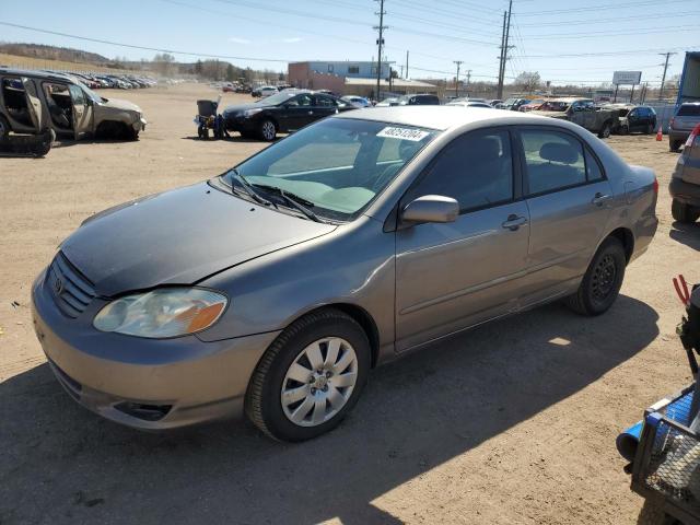 1NXBR32E94Z325801 - 2004 TOYOTA COROLLA CE GRAY photo 1