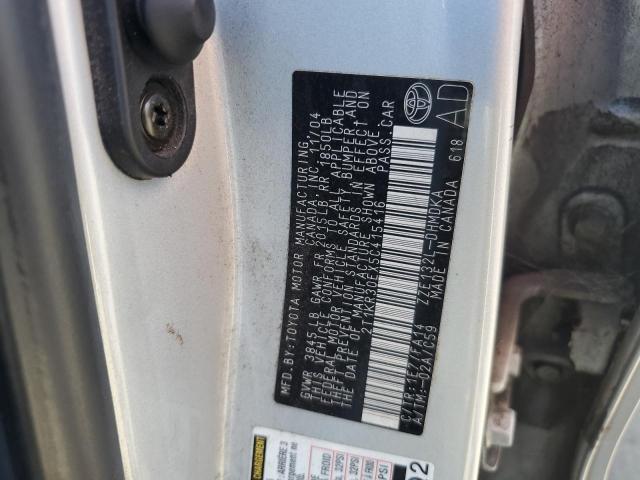 2T1KR30EX5C415416 - 2005 TOYOTA MATRIX XR 银色 照片 12