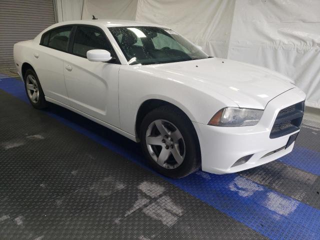 2C3CDXAG6EH287163 - 2014 DODGE CHARGER POLICE WHITE photo 4