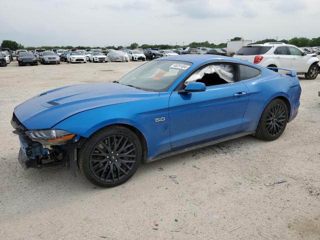 1FA6P8CF4K5196315 - 2019 FORD MUSTANG GT BLUE photo 1
