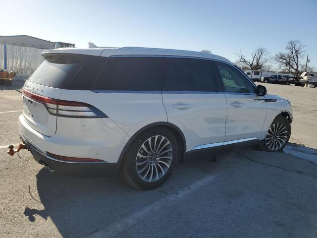 5LM5J7WCXMGL07498 - 2021 LINCOLN AVIATOR RESERVE WHITE photo 3