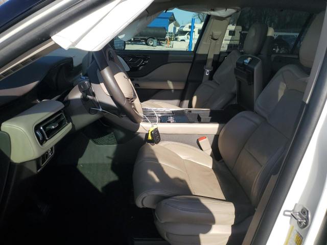 5LM5J7WCXMGL07498 - 2021 LINCOLN AVIATOR RESERVE WHITE photo 7