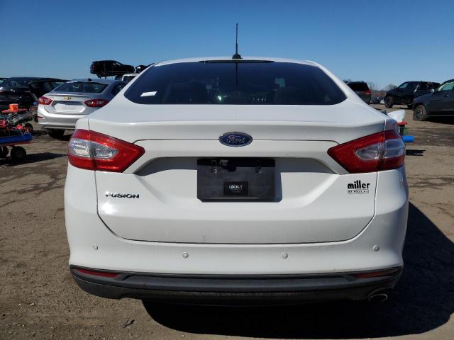 3FA6P0G75DR137293 - 2013 FORD FUSION S WHITE photo 6