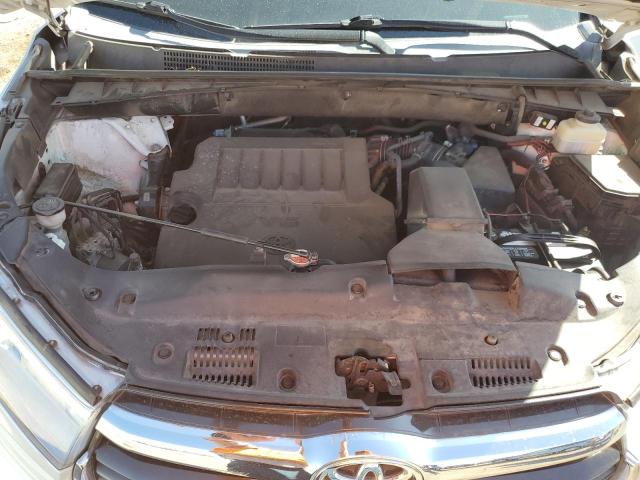 5TDJKRFH0GS317509 - 2016 TOYOTA HIGHLANDER XLE 白色 照片 11