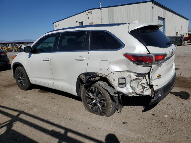 5TDJKRFH0GS317509 - 2016 TOYOTA HIGHLANDER XLE 白色 照片 2