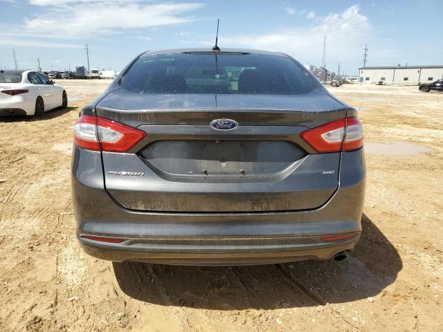 3FA6P0H76GR152050 - 2016 FORD FUSION SE GRAY photo 6