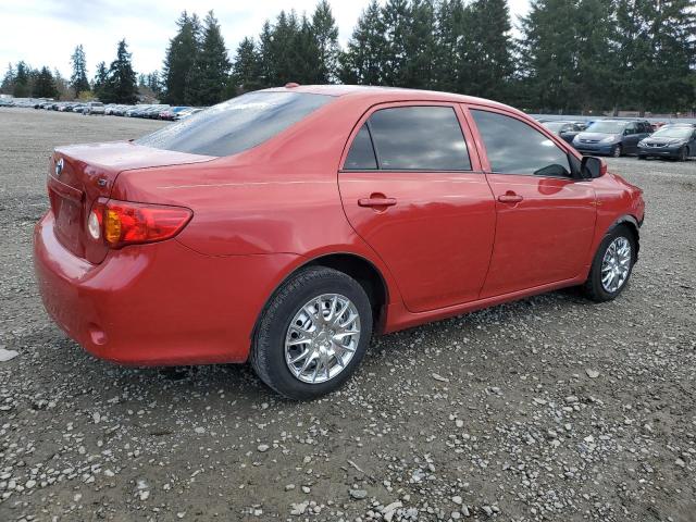 1NXBU4EE0AZ350131 - 2010 TOYOTA COROLLA BASE RED photo 3