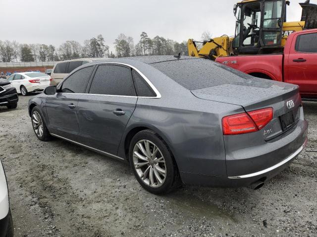 WAURGAFD7EN012138 - 2014 AUDI A8 L QUATTRO CHARCOAL photo 2