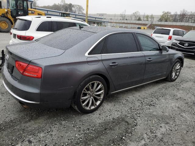 WAURGAFD7EN012138 - 2014 AUDI A8 L QUATTRO CHARCOAL photo 3