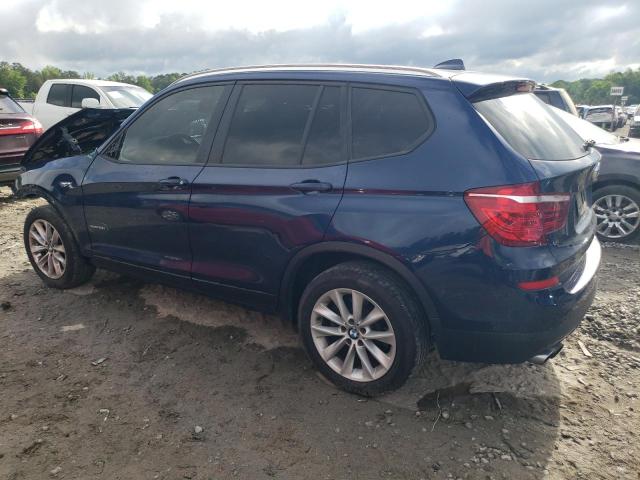 5UXWX9C35H0W73652 - 2017 BMW X3 XDRIVE28I BLUE photo 2