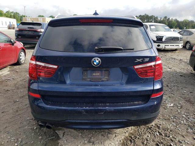 5UXWX9C35H0W73652 - 2017 BMW X3 XDRIVE28I BLUE photo 6