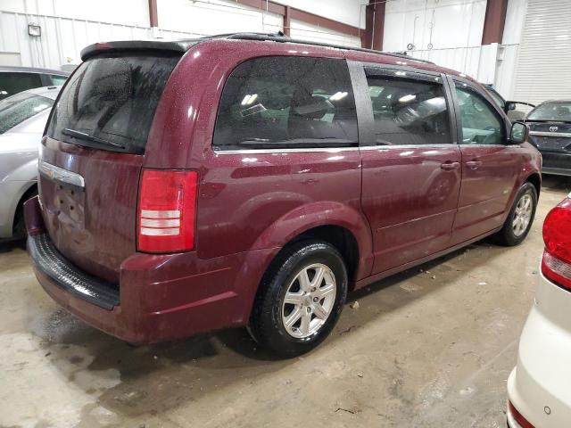 2A8HR54P38R804378 - 2008 CHRYSLER TOWN & COU TOURING მუქწითელი ფოტო 3