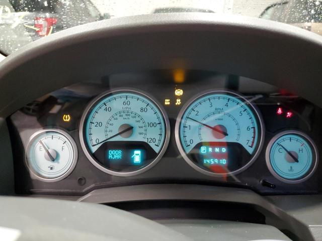 2A8HR54P38R804378 - 2008 CHRYSLER TOWN & COU TOURING მუქწითელი ფოტო 9