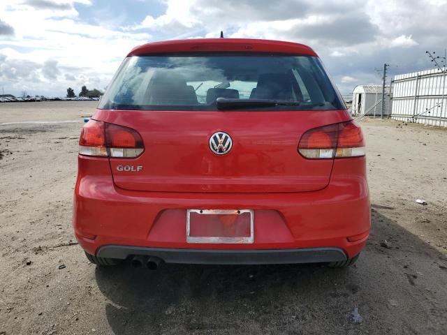 WVWDB7AJ1CW328606 - 2012 VOLKSWAGEN GOLF RED photo 6