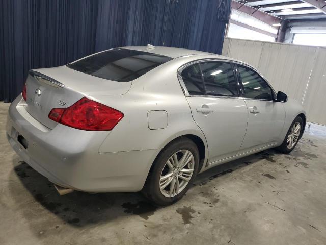 JN1CV6AP7CM621619 - 2012 INFINITI G37 BASE SILVER photo 3