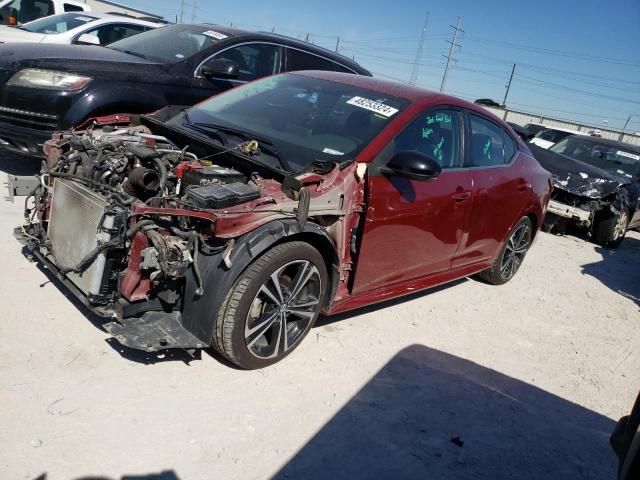 3N1AB8DV5NY215442 - 2022 NISSAN SENTRA SR MAROON photo 1