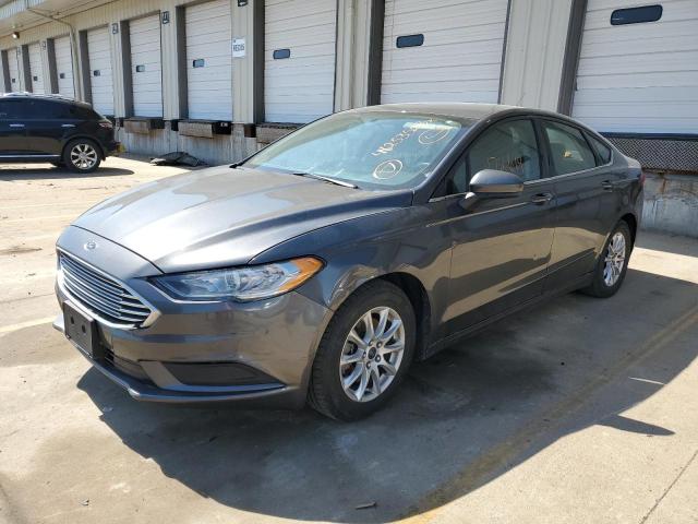 3FA6P0G73HR395267 - 2017 FORD FUSION S GRAY photo 1