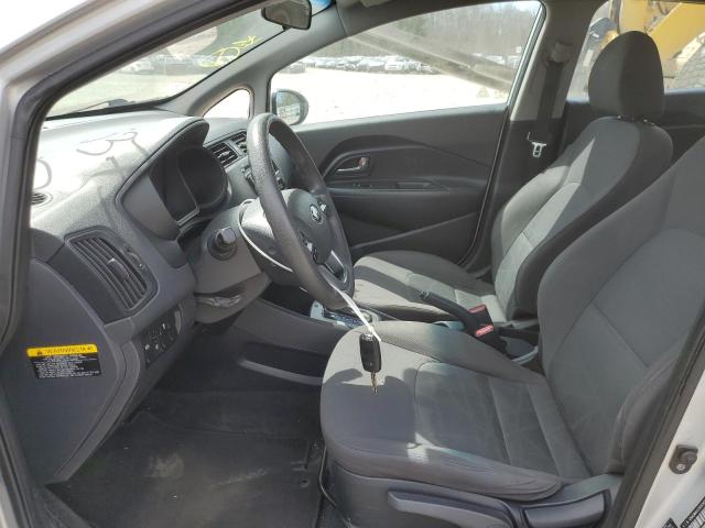 KNADM4A35E6363241 - 2014 KIA RIO LX SILVER photo 7