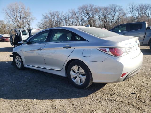 KMHEC4A43EA117722 - 2014 HYUNDAI SONATA HYBRID SILVER photo 2