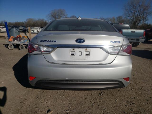 KMHEC4A43EA117722 - 2014 HYUNDAI SONATA HYBRID SILVER photo 6