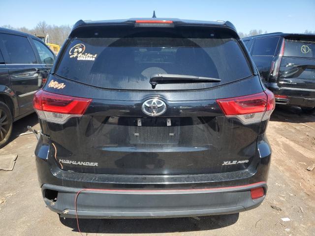 5TDJZRFH8KS563552 - 2019 TOYOTA HIGHLANDER SE BLACK photo 6