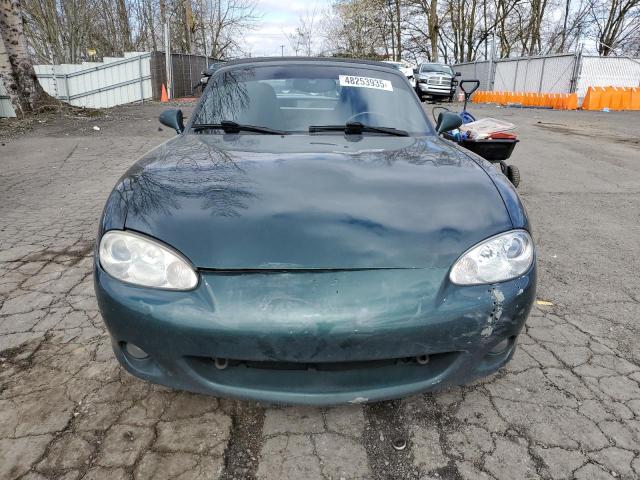 JM1NB353720229783 - 2002 MAZDA MX-5 MIATA BASE GREEN photo 5