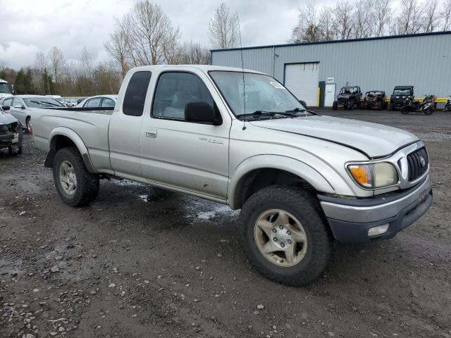 5TESN92N12Z034832 - 2002 TOYOTA TACOMA XTRACAB PRERUNNER 银色 照片 4
