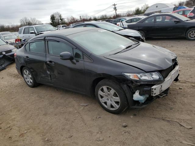 2HGFB2F52DH587386 - 2013 HONDA CIVIC LX BLACK photo 4