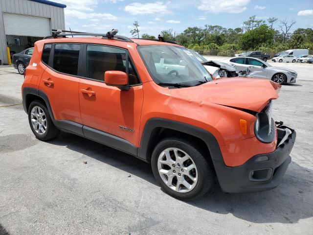 ZACCJABB3HPE91359 - 2017 JEEP RENEGADE LATITUDE ORANGE photo 4