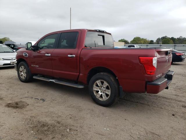 1N6AA1E58HN573316 - 2017 NISSAN TITAN SV RED photo 2