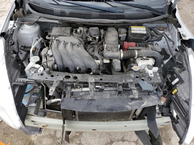 3N1CN7AP1KL842888 - 2019 NISSAN VERSA S GRAY photo 11