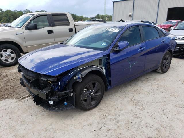 5NPLM4AG6PH105207 - 2023 HYUNDAI ELANTRA SEL BLUE photo 1