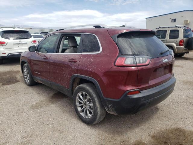 1C4PJLLB6LD521702 - 2020 JEEP CHEROKEE LATITUDE PLUS BURGUNDY photo 2