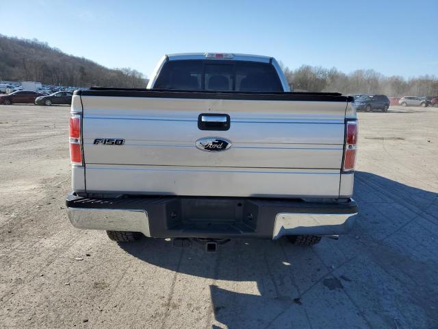 1FTFX1ET2BFC28984 - 2011 FORD F150 SUPER CAB SILVER photo 6