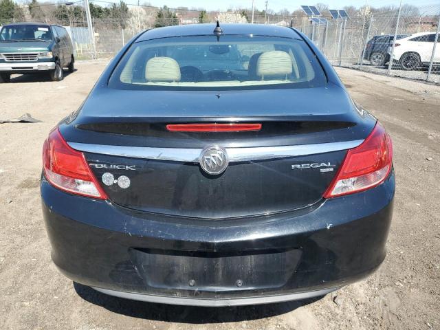 2G4GN5EC0B9210148 - 2011 BUICK REGAL CXL BLACK photo 6